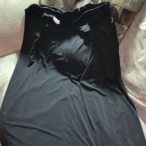 Long black slip womens 3X used